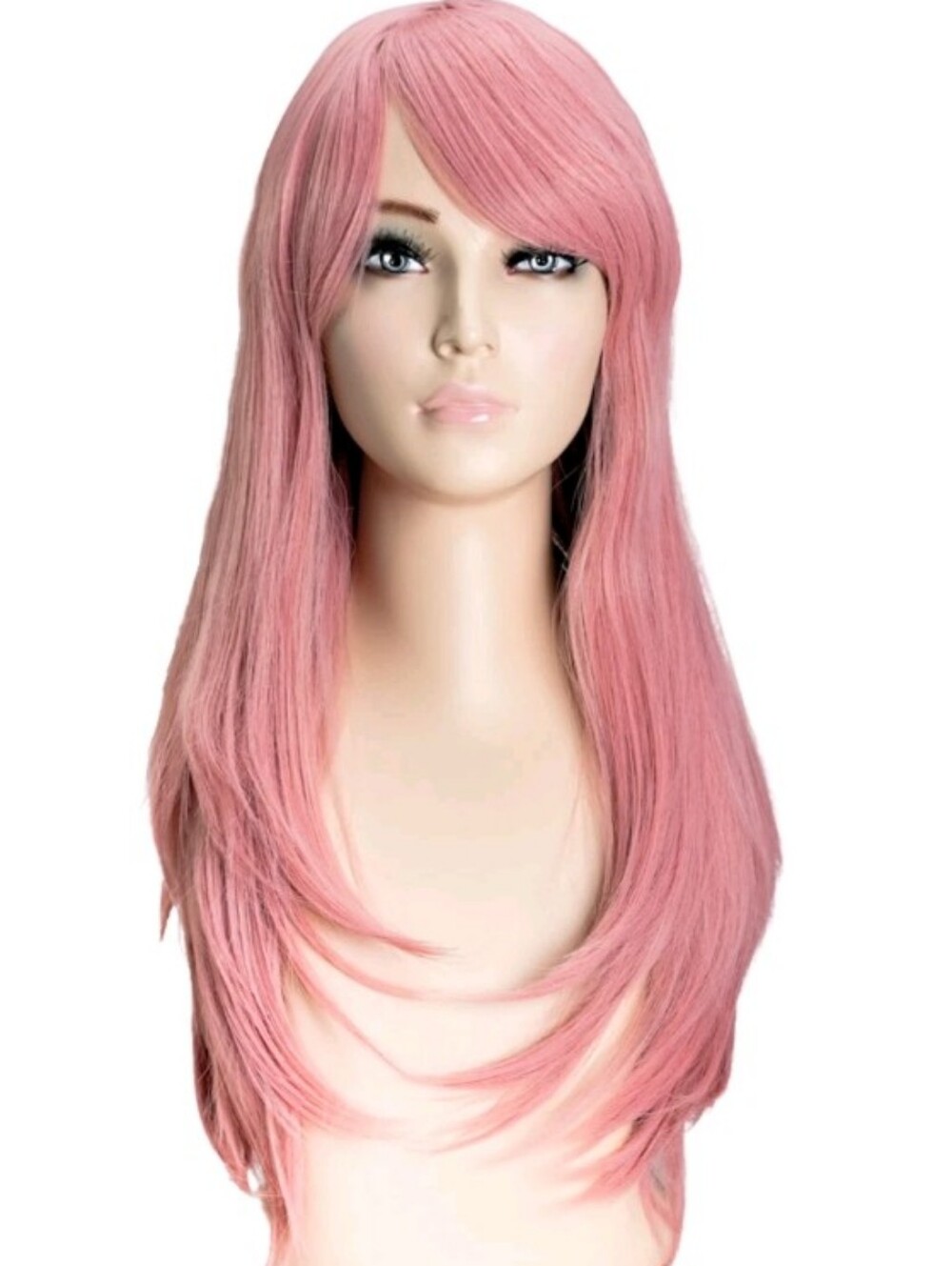 Long Pink Straight Wig – New Never Worn